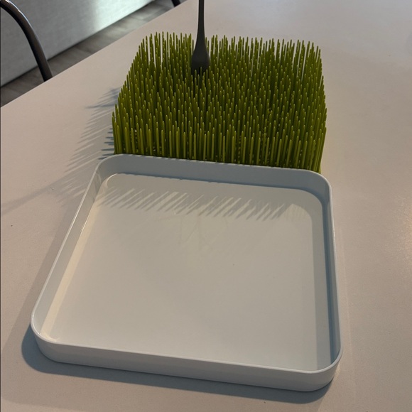 Boon Green Grass Drying Rack with Tree Accessory - Picture 2 of 3